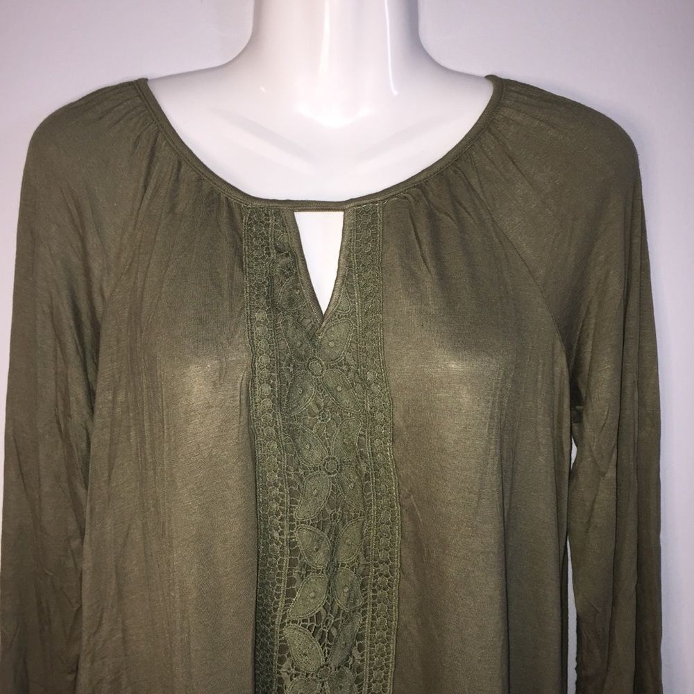 Forgotten Grace Crochet Trim Blouse - Picture 2 of 6